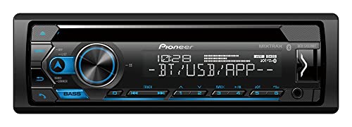 Pioneer DEH-S4220BT Single-Din Bluetooth CD Receiver with USB/AUX Inputs, Pioneer Smart Sync, and Hands-Free Calling for Enhanced in-Car Audio Experience Pioneer DEH-S4220BT Single-Din Bluetooth CD Receiver with USB/AUX Inputs, Pioneer Smart Sync, and Hands-Free Calling for Enhanced in-Car Audio Experience
